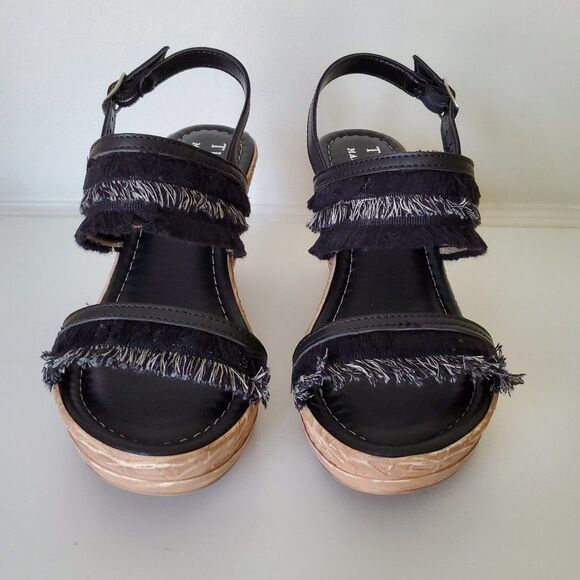 Tuscany by Easy Street “Zaira” Wedge Sandals - Picture 2 of 5